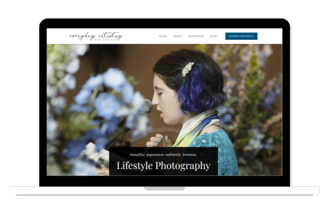 Everyday Artistry Photography Website Screenshot